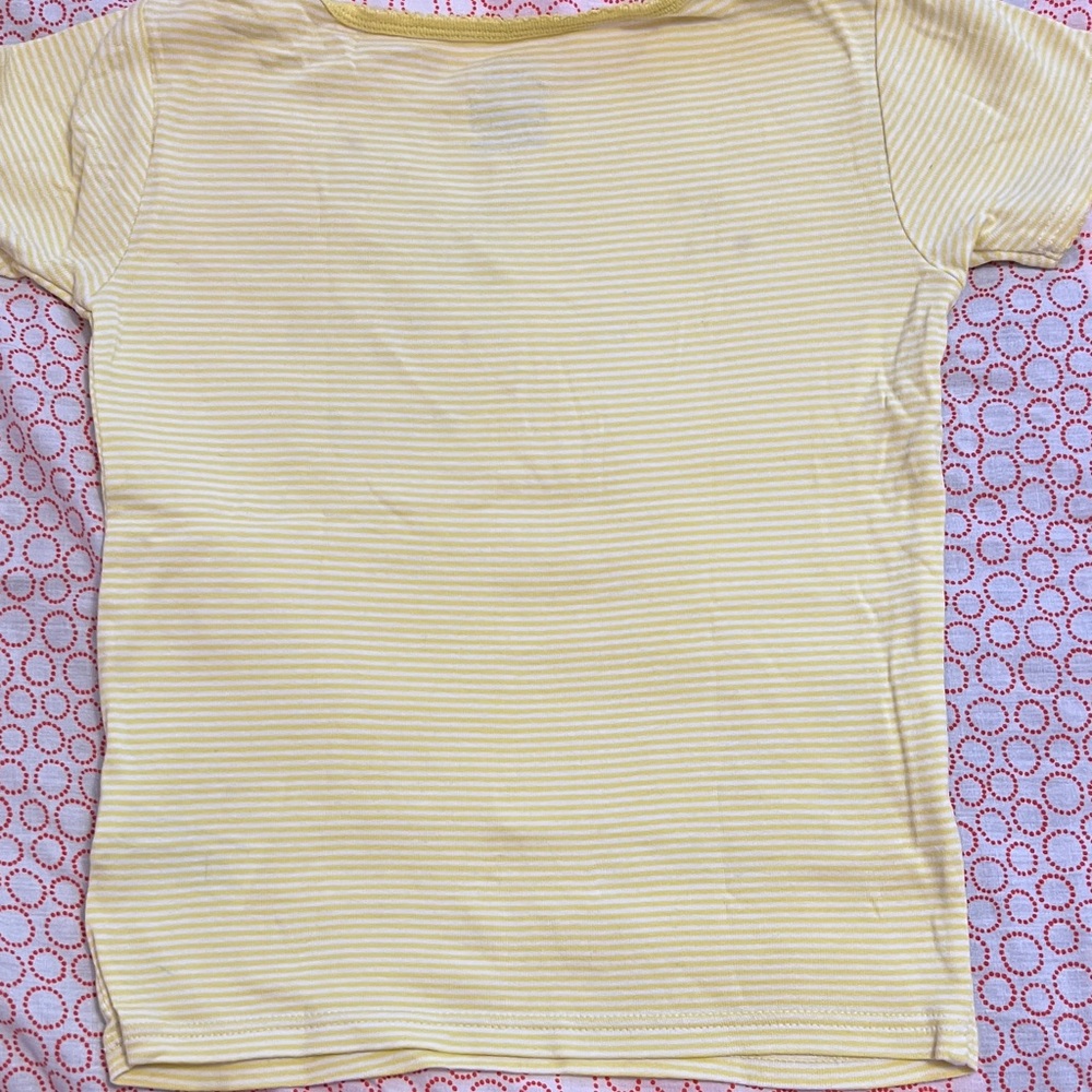 Carter's Yellow Striped Tee with Hummingbird and Flowers - Picture 2 of 3